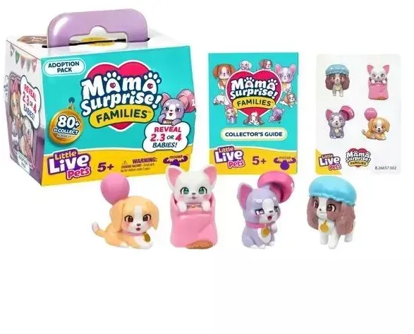 Little Live Pets: Mama Surprise Familien – Adoptionspaket