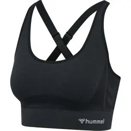hummel hmlCLEA Seamless Sports Top black melange L