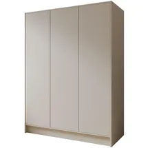 WFL GROUP Drehtürenschrank Mono 150 x 200 x 51 cm Beige