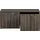 Woood Truhenbank New Gravure Braun 88 x 40 x 50 cm