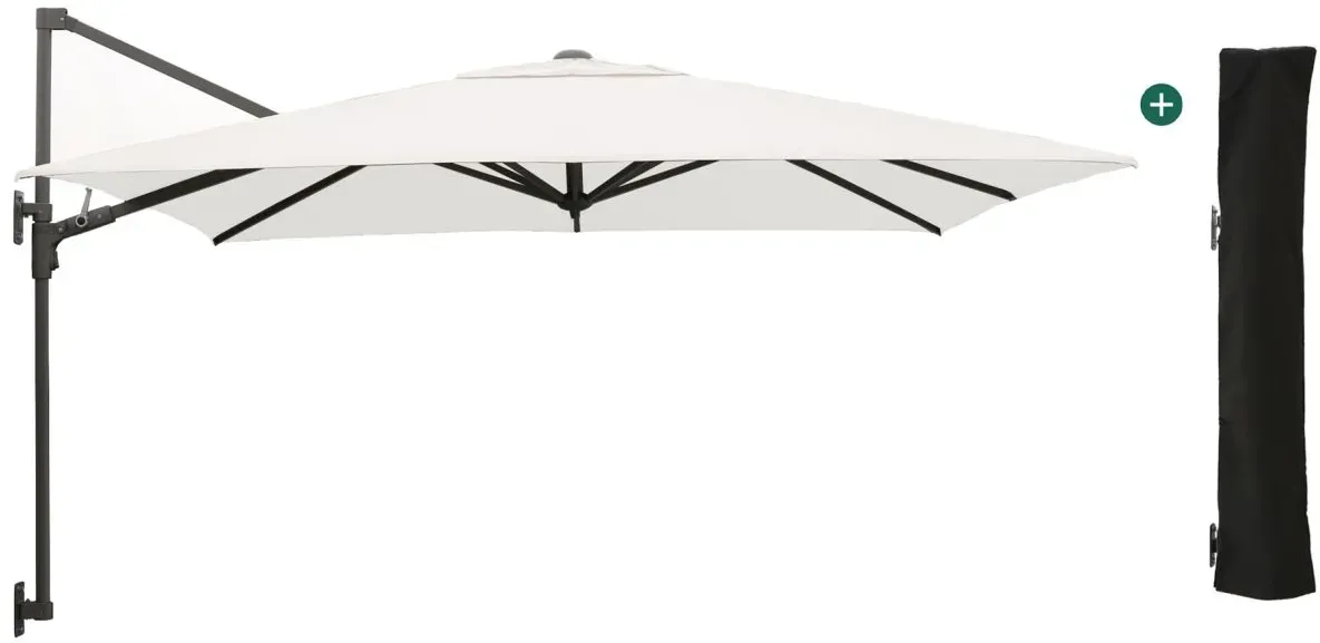 + 10 % Kassenrabatt | Shadowline Wandsonnenschirm 250x250 cm