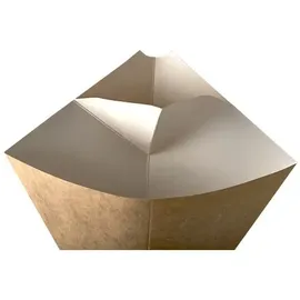 Papstar Pommes-Frites-Spitztüten mit Dip-Ecke 50 St. Braun/Weiß