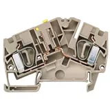 Weidmüller 1023830000 Prüftrenn-Reihenklemme Zugfeder Dunkelbeige 50 St.