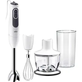 Braun MultiQuick 3 MQ 3137 Stabmixer weiß/anthrazit
