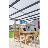 Gutta Terrassendach Premium 511 x 406 anthrazit/acryl klima blue