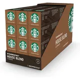 STARBUCKS House Blend Lungo für NESPRESSO Kaffeekapseln  (12 x 10 Kapseln)