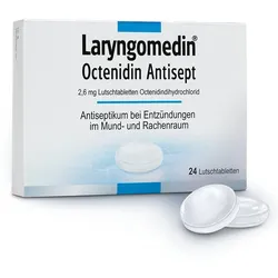 LARYNGOMEDIN Octenidin Antisept 2,6 mg Lutschtabl. 24 St