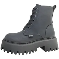 Buffalo BFL/Aspen LACE UP WARM Damenschuhe Schnürstiefel Schwarz Freizeit, Schuhgröße:41 EU - 41 EU