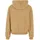 URBAN CLASSICS Jaquard Velvet Kapuzenpullover Union Beige 3XL