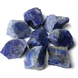 luxuskollektion Großes Lapislazuli Rohstein Set 4 Stück 4.5-5 cm Naturstein Heilsteine