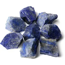 luxuskollektion Großes Lapislazuli Rohstein Set 4 Stück 4.5-5 cm Naturstein Heilsteine