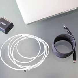 InLine Magnetic USB-C Kabel, USB-C Stecker/Stecker, 100W, schwarz, 1m
