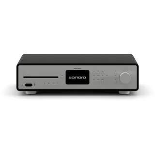 Sonoro Maestro Quantum HiFi-Receiver mit CD Player, Bluetooth und Internetradio - Schwarz