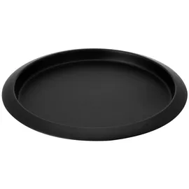 Spetebo Metall Kerzen Tablett schwarz - Ø 35 cm Deko Schale Geschenk Teller