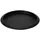 Spetebo Metall Kerzen Tablett schwarz - Ø 35 cm Deko Schale Geschenk Teller