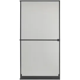 hecht International Fliegengitter Türbausatz Basic 100 x 210 cm Dunkelgrau