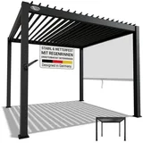 Juskys Lamellendach Tahiti 3 x 3 m