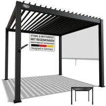 Juskys Lamellendach Tahiti 3 x 3 m