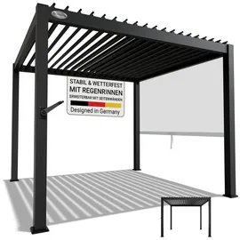 Juskys Lamellendach Tahiti 3 x 3 m