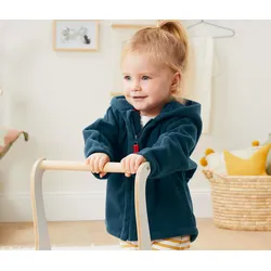 Tchibo - Fleecejacke mit recyceltem Material - Newborn - Gr. 50/56 - dunkelblau