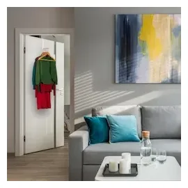 Relaxdays Türhaken Klappbar 2er Set Weiß