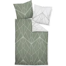 JANINE J.D. 87054 salbeigrün/jade 200 x 220 cm + 2 x 80 x 80 cm