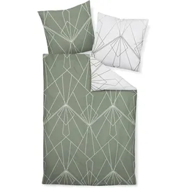 JANINE J.D. 87054 salbeigrün/jade 200 x 220 cm + 2 x 80 x 80 cm