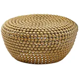 FineBuy Couchtisch FineBuy Wohnzimmertisch Metall 60x60x30cm Sofatisch Rund Tisch Klein