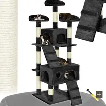 Tectake Mogli 170 cm schwarz