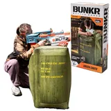 BUNKR -Battle Zones- Green Crate - aufblasbare Grüne Kiste - kompatibel mit Nerf, Laser X, X-Shot und BoomCo