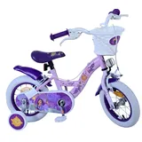 Volare Kinderfahrrad Disney Wish 12 Zoll ohne Rücktrittbremse - Lila
