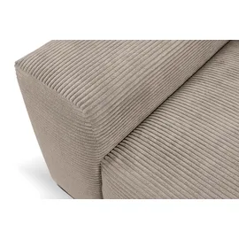 otto home Ecksofa OTTO HOME "Zeus-L modern & zeitlos, Breite 253 cm, bequemes Sofa", grau (hellgrau, beige), B:253cm H:70cm T:188cm, 90% Polyester, 10% Nylon, Sofas, Ecksofa, Curvy Trend Ecksofa mit urbaner Optik