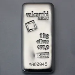 Silberbarren 1kg/1000g VALCAMBI (9999)