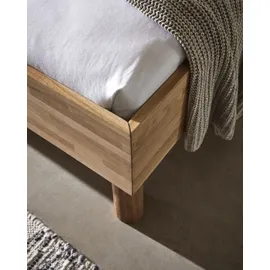 Home Affaire Massivholzbett HOME AFFAIRE "Chavot I", braun (wildeiche), B:186cm H:77cm L:208cm, Betten, Massivholzbett, wahlweise in Kernbuche oder Wildeiche erhältlich