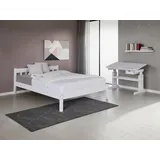 Mid.you Einzelzimmer, Weiß, Holz, Holzwerkstoff, Kiefer, massiv, Schlafzimmer, Schlafzimmer Komplett