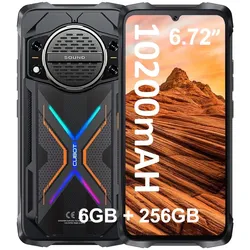 Cubot KINGKONG Power 3, NFC, Rugged Smartphone, Helio G99, Android 14, 123dB Speaker, 120Hz 6.72  Screen, 6GB/ 12GB RAM + 256GB ROM, 10200mAh Battery 6GB+256GB schwarz