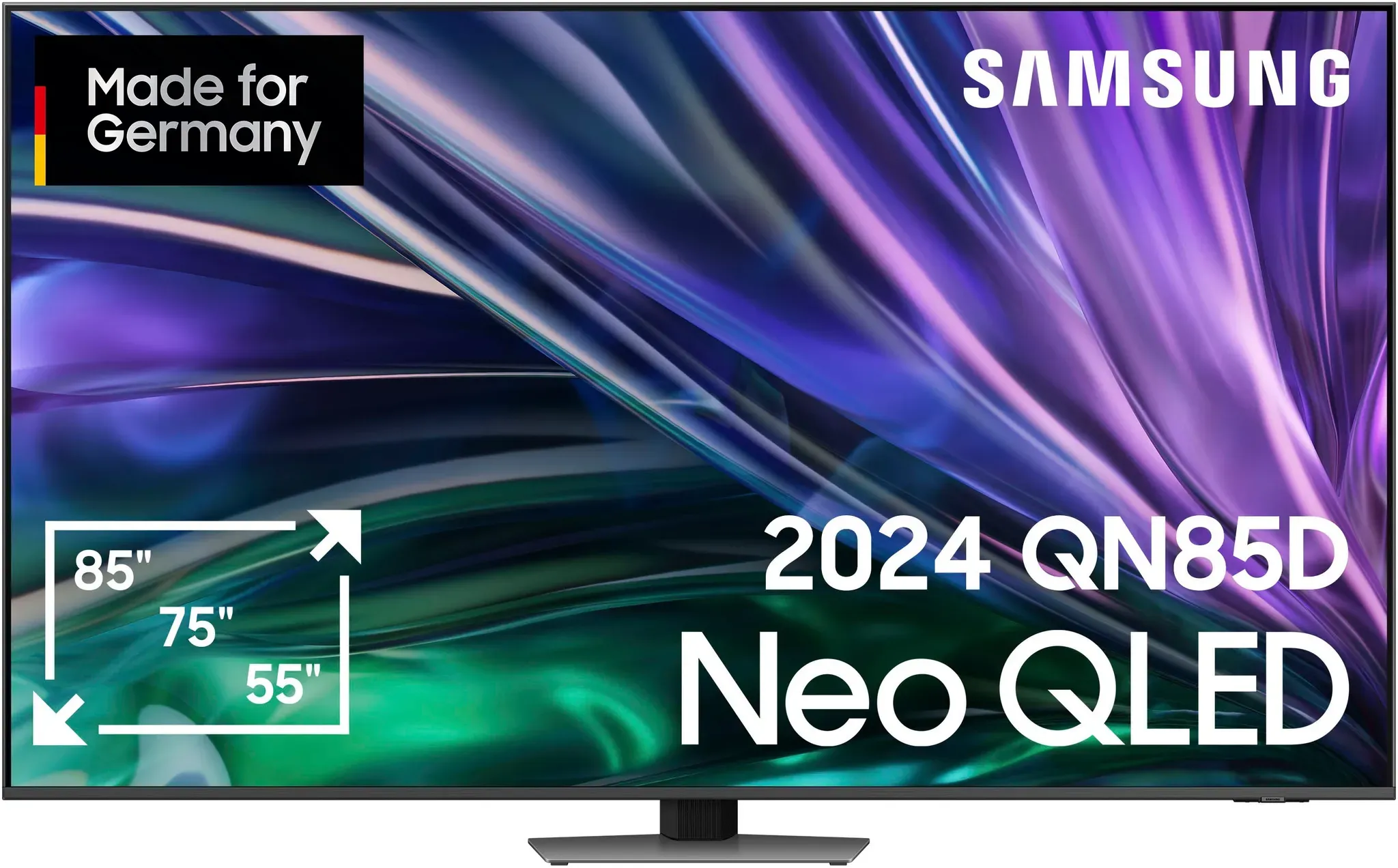 Samsung QLED-Fernseher, 189 cm/75 Zoll, 4K Ultra HD, Smart-TV Samsung Carbon Silver
