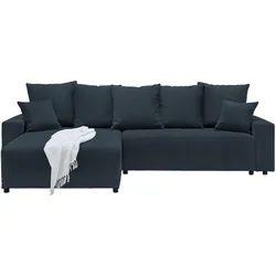 Ecksofa Alatri Dunkelblau