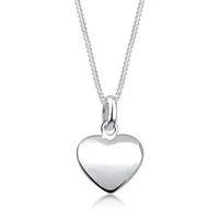 Elli Halskette Herz Anhänger Klassisch Filigran 925 Sterling Silber