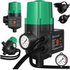 KESSER® Pumpensteuerung mit Baranzeige mit Kabel 10 bar Druckwächter elektrisch Druckschalter überwacht den Wasserdruck | automatisches Ein- und Ausschalten