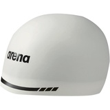 Arena Uni – Erwachsene 3D Soft USA Racing Swim Cap Badekappe, Weiss/opulenter Garten, Medium