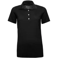 Kaipara - Merino Sportswear Poloshirt URBAN Merino Poloshirt Damen Kurzarm Regular 200 (1-tlg) aus reiner Merinowolle Made in Germany schwarz XS