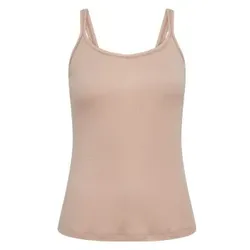 JBS of Denmark Wool Narrow Straps Top Beige Wolle Medium Damen