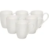 Villeroy & Boch vivo Basic White Kaffeebecher 6er Set weiß