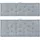 Hti-Living Sitzkissen Set 40 x 40 cm Grau