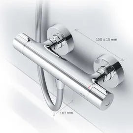 AM.PM Duschthermostat für 1 Verbraucher Chrom