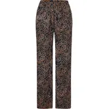 Viskose-Hose, Muster cognac, 52