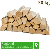 Flameup - Brennholz Kaminholz Holz 30 kg Für Ofen und Kamin Kaminofen Feuerschale Grill Buche Feuerholz Buchenholz Holzscheite Wood 25 cm