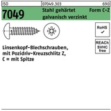 Reyher Blechschraube ISO 7049 LIKO Spitze/PZ 4,2x 38 -C-Z Stahl geh.galv.verz. 500St.
