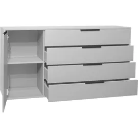 Mäusbacher Highboard Bonnie 168 x 87 x 45 cm Grau